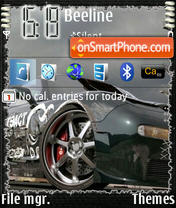 Pro Street tema screenshot