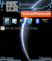 Outer Space tema screenshot