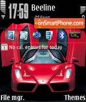 Ferrari Enzo 01 theme screenshot