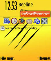 Futurist Scratch theme screenshot