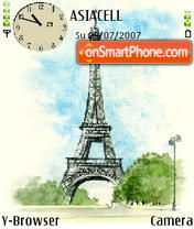 Paris tema screenshot