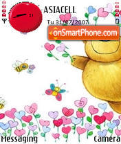 Bear Love theme screenshot