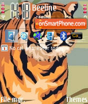 Tiger tema screenshot