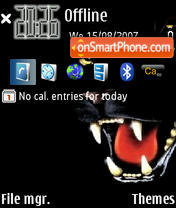 Black Tiger 01 Theme-Screenshot