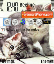 Capture d'écran Cute Kittens thème