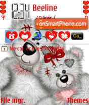 Cute Couple tema screenshot