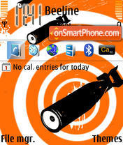 Orange Hypnoz Theme-Screenshot