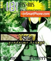 Capture d'écran Yondaime Hokage thème