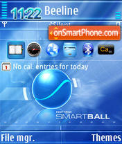 Smartball QVGA es el tema de pantalla