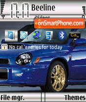 Subaru Impreza 02 es el tema de pantalla