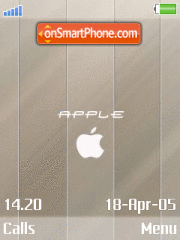 Apple 08 es el tema de pantalla