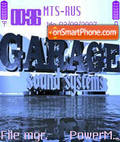 Garage Sound Systems tema screenshot