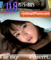 Asian Gal v9 tema screenshot