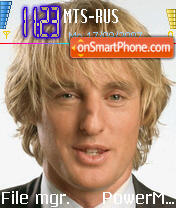 Скриншот темы Owen Wilson