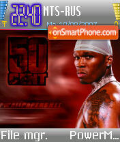 50 Cent v4 theme screenshot