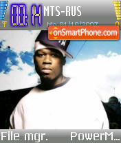 50 Cent v6 tema screenshot