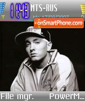 Capture d'écran Eminem v7 thème