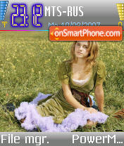 Emma Watson v7 tema screenshot