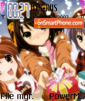 Haruhi Suzumiya theme screenshot