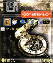 Clock 01 tema screenshot