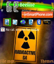 Radioactive theme screenshot