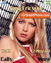 Sharapova W810 Theme-Screenshot