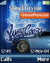 Скриншот темы West Coast 3 W700