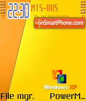 Xp Orange theme screenshot