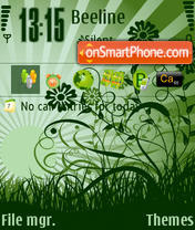 Green Day 02 tema screenshot