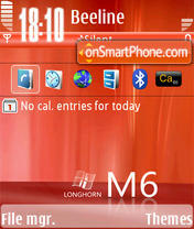 Longhorn 01 tema screenshot