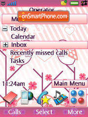 Owl Love tema screenshot