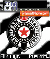 Partizan fc tema screenshot