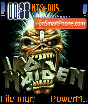 Capture d'écran Iron Maiden 01 thème