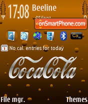 Coca Cola Default es el tema de pantalla