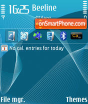 Blue DI theme screenshot