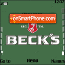 Capture d'écran Becks 01 thème