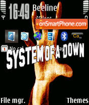 System Of A Down 01 Theme-Screenshot