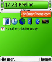 Style v2 Green es el tema de pantalla