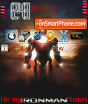 Ironman tema screenshot