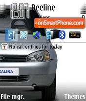 Lada Kalina Grey 1119 Theme-Screenshot