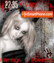 Vamp Girl theme screenshot
