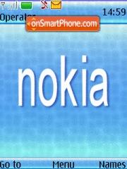 Capture d'écran Nokia Blue thème