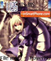 Saber theme screenshot