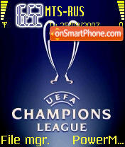 Скриншот темы Champions League