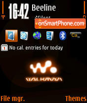 Walkman 01 tema screenshot