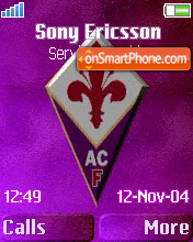 AC Fiorentina theme screenshot