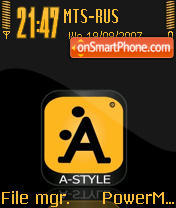 Astyle tema screenshot