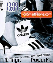 Capture d'écran Adidas 08 thème