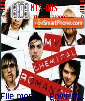 My Chemical Romance theme screenshot