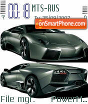 Скриншот темы Lambo Reventon